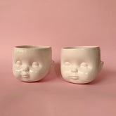 Ceramic Doll Head Vessel